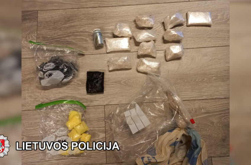  Klaipėdoje teismui perduota byla dėl neteisėto disponavimo labai dideliu psichotropinių medžiagų kiekiu