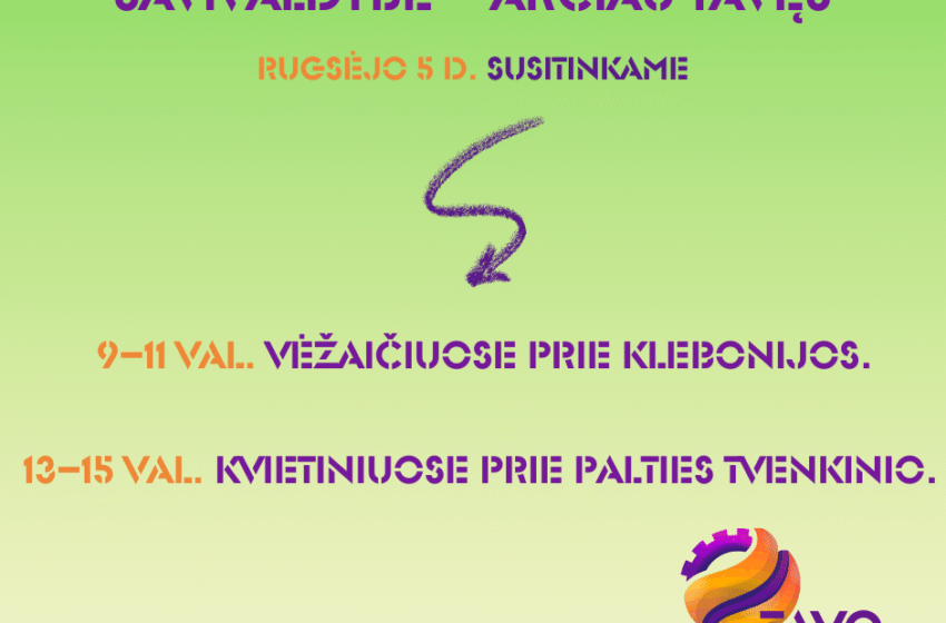  Šį penktadienį Savivaldybės komanda lankosi Vėžaičiuose ir Kvietiniuose