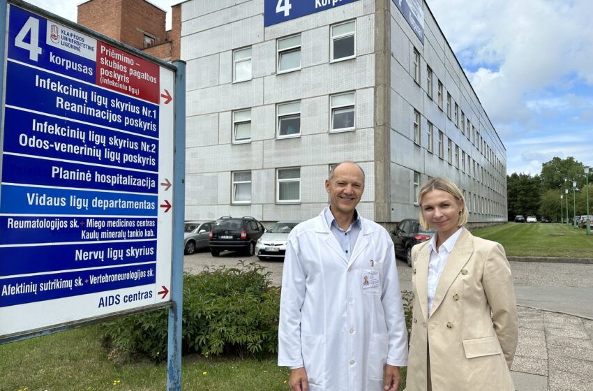  Klaipėdos universiteto ligoninėje bus modernizuojama infekcinių ligų klinika
