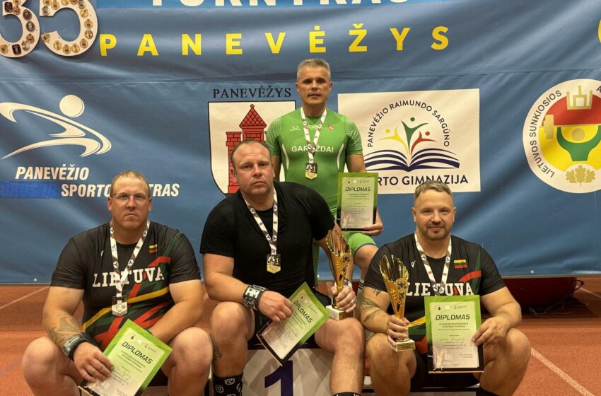  Gargždų sunkiaatlečiai Panevėžyje – tarp prizininkų