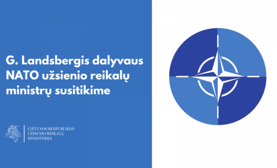  Ministras G. Landsbergis dalyvaus NATO užsienio reikalų ministrų susitikime