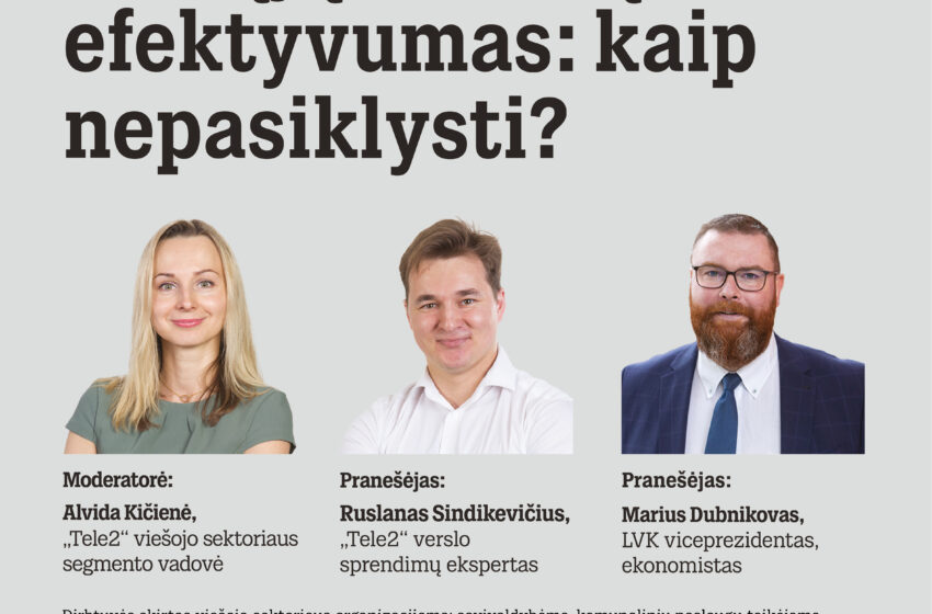  Tele2 verslo dirbtuvės tiesiogiai