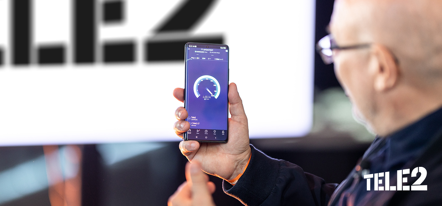 A record 5G speed was tested on the Tele2 network – it reached 4.45 Gbps