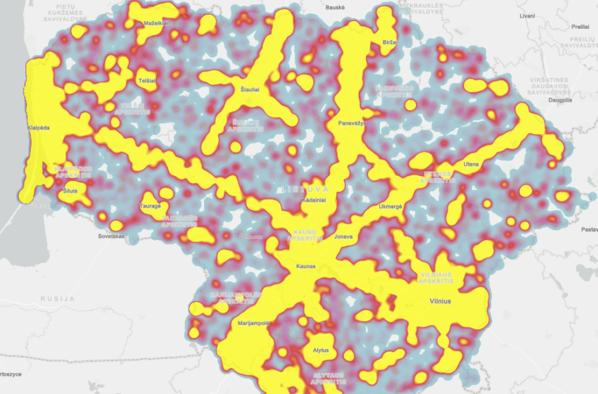  Interaktyviame žemėlapyje – Lietuvą lankančių užsieniečių maršrutai ir įpročiai