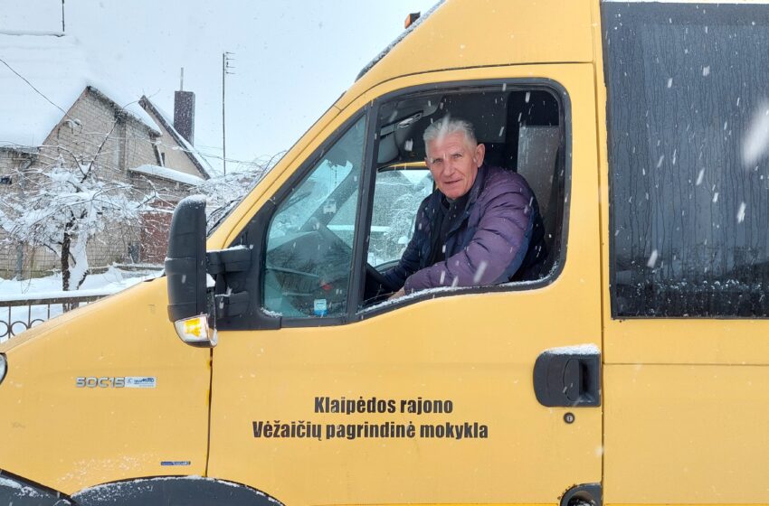  Vairuotojų gerumas šildo ir vaikų, ir senolių širdis