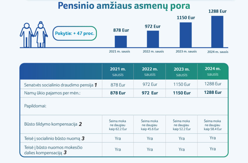  Namų ūkių portretai: kaip auga gyventojų pajamos 2024 m.?