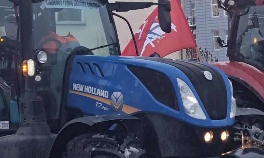  Ūkininkų protestai paskatino valdžią persigalvoti
