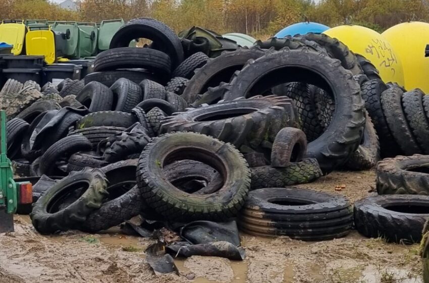  Per dvi dienas surinktas rekordinis padangų kiekis: 130 tonų