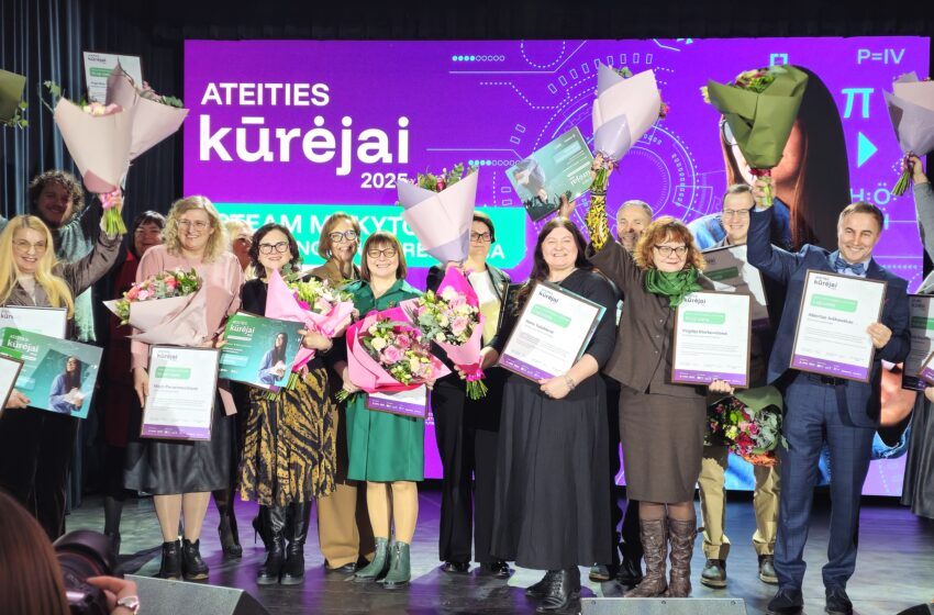  „Vaivorykštės“ gimnazijos mokytoja Ilona Tulabienė – „Ateities kūrėjų 2025“ laureatė