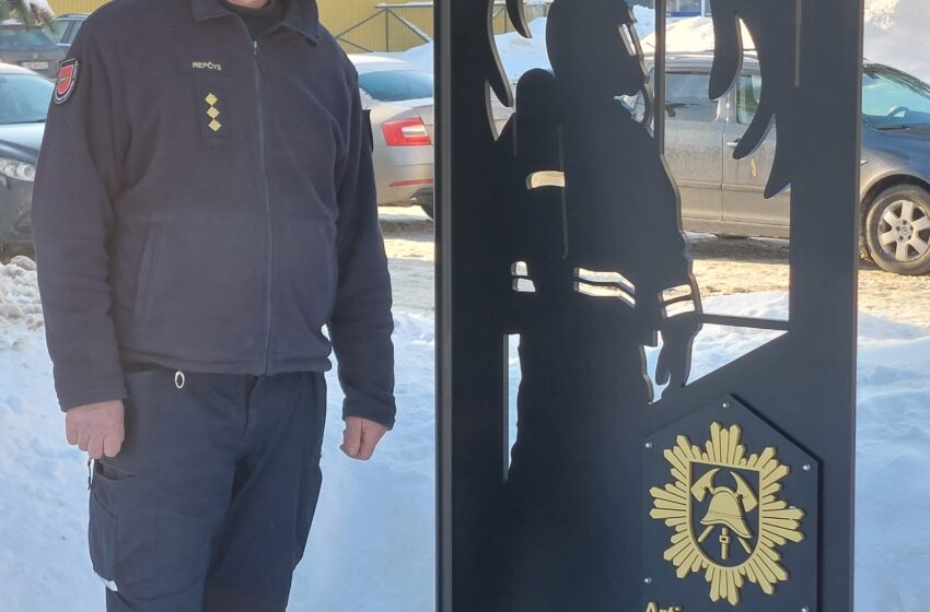  Gargždiškis atsisveikino su neramia ugniagesio gelbėtojo tarnyba