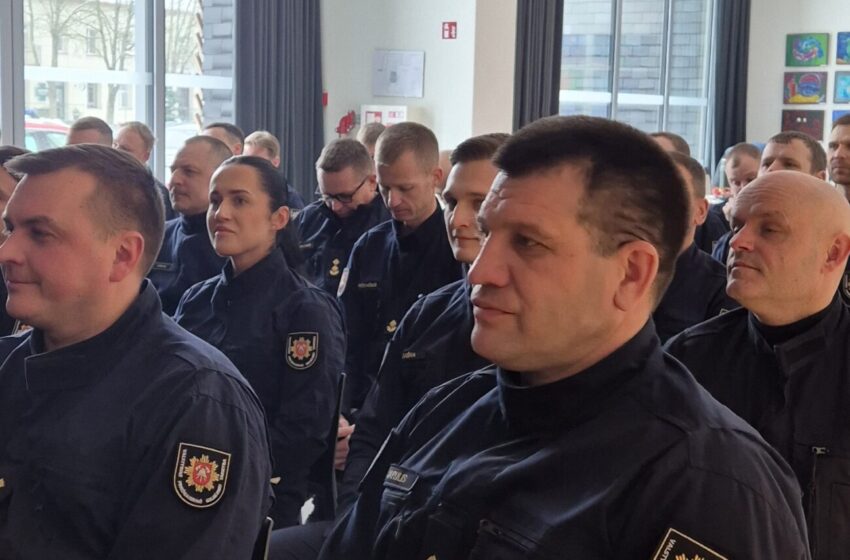  Ugniagesių veiklos pristatymas – su liūdesio gaidele