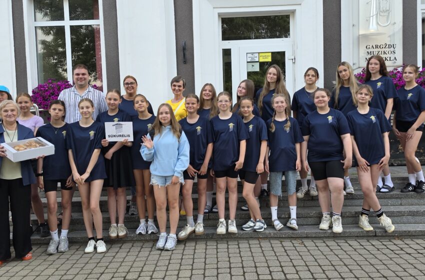  Klaipėdos rajono dainų šventės dalyviai išvyksta į Lietuvos moksleivių dainų šventę