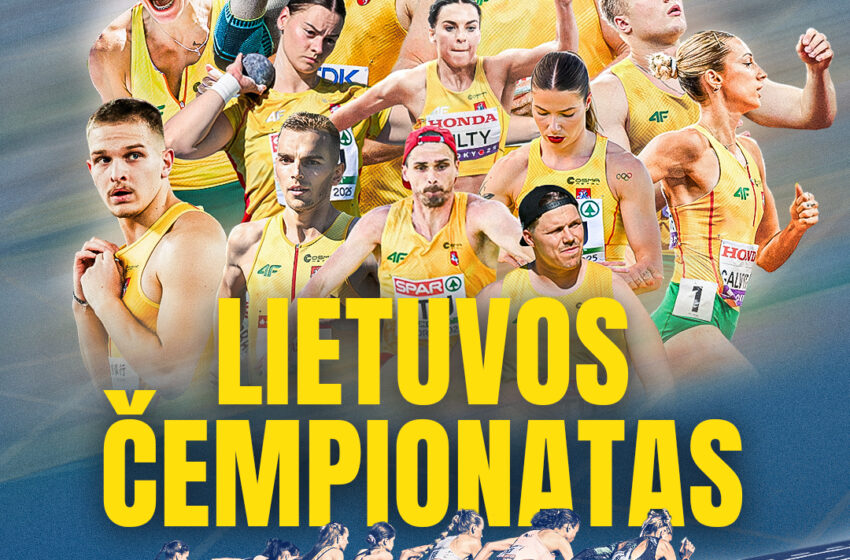  Liepos 24-26 d. Palangoje vyks Lietuvos lengvosios atletikos čempionatas