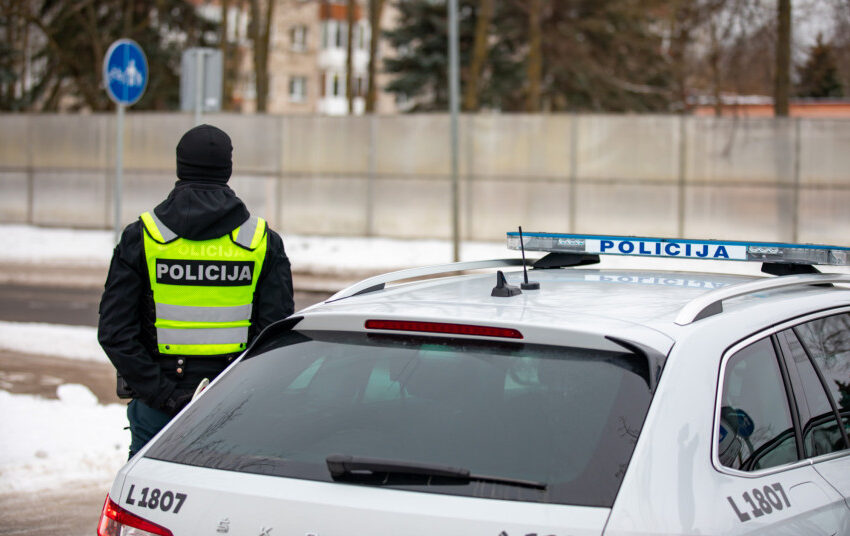  Sausio mėnesį – sustiprintas policijos dėmesys eismo saugumui užtikrinti