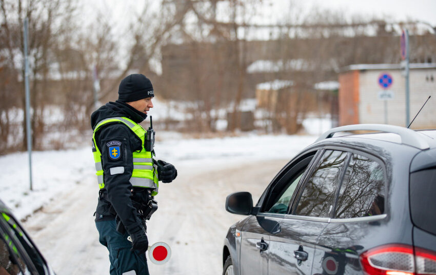  Per savaitę Klaipėdos apskrityje kelių policijos pareigūnai nustatė 9 neblaivius vairuotojus
