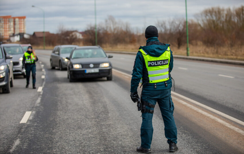  Klaipėdos apskrities kelių policijos pareigūnai išaiškino 9 neblaivius vairuotojus
