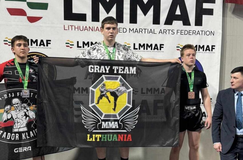  Baltijos šalių MMA čempionate – „Gray Team MMA“ kovotojo pergalė