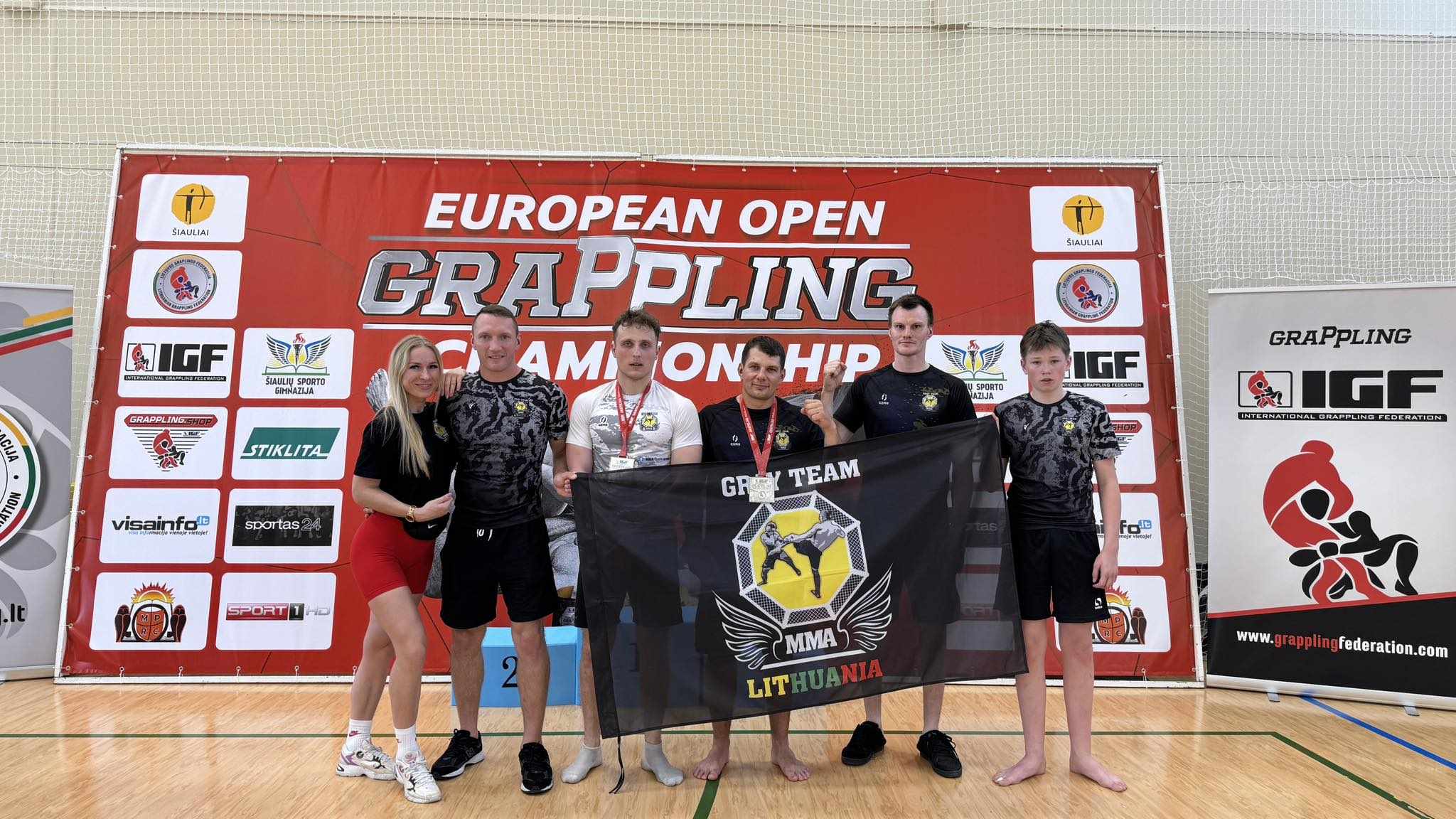 The fighters of the “Grey Crew MMA” membership are the vice-champions of the European Open Grappling Championship