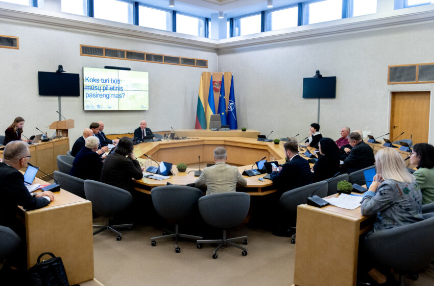  Pristatytas Pilietinio pasipriešinimo plano projektas