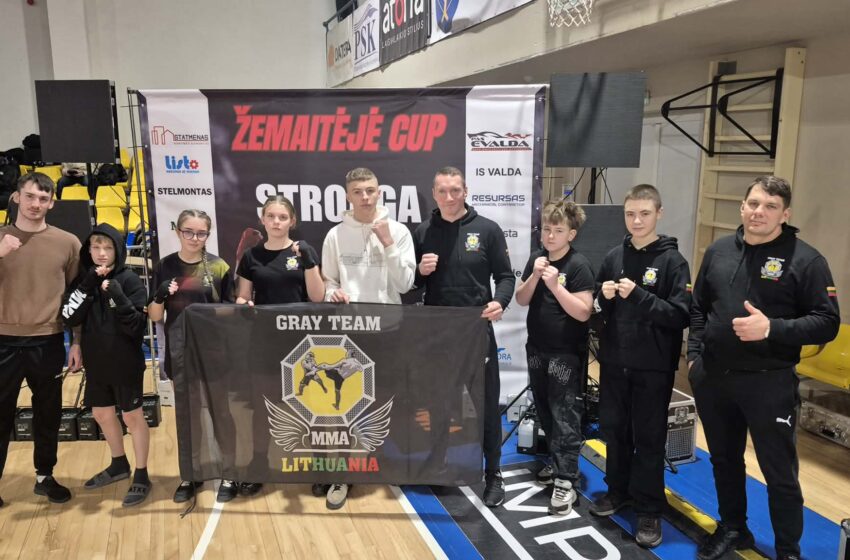  Bokso ir kikbokso varžybose ŽEMAITĖJE CUP – „Gray Team MMA“ laimėjimai 