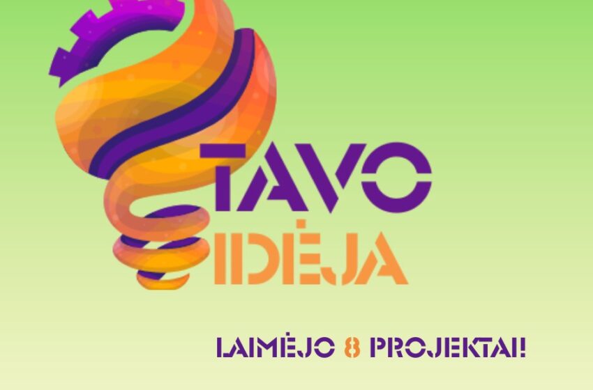  Išrinkti konkurso „Tavo idėja“ nugalėtojai: bus įgyvendinti net 8 projektai
