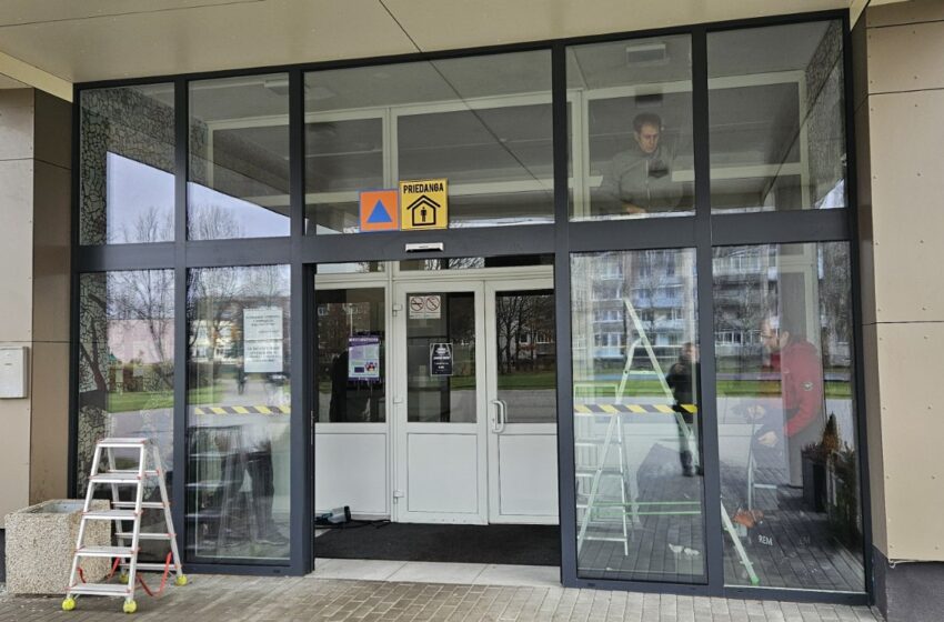  Klaipėdos rajone stiprinamas priedangų saugumas mokyklose