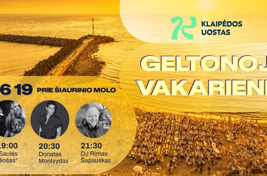  Saulės nušviesta ir šventiška: grįžta Klaipėdos uosto vakarienė prie šiaurinio molo