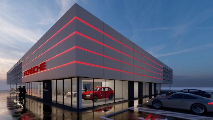  „Porsche“ ieško generalinio rangovo salono statybai Klaipėdos rajone