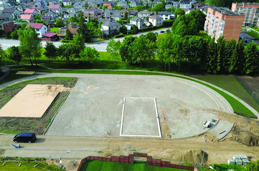  Modernizuojamas Gargždų sporto aikštynas – pagrindas sveikesniam miestui