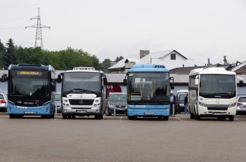  J. Taminskas: „Savivaldybes pasieks 141 naujas autobusas“
