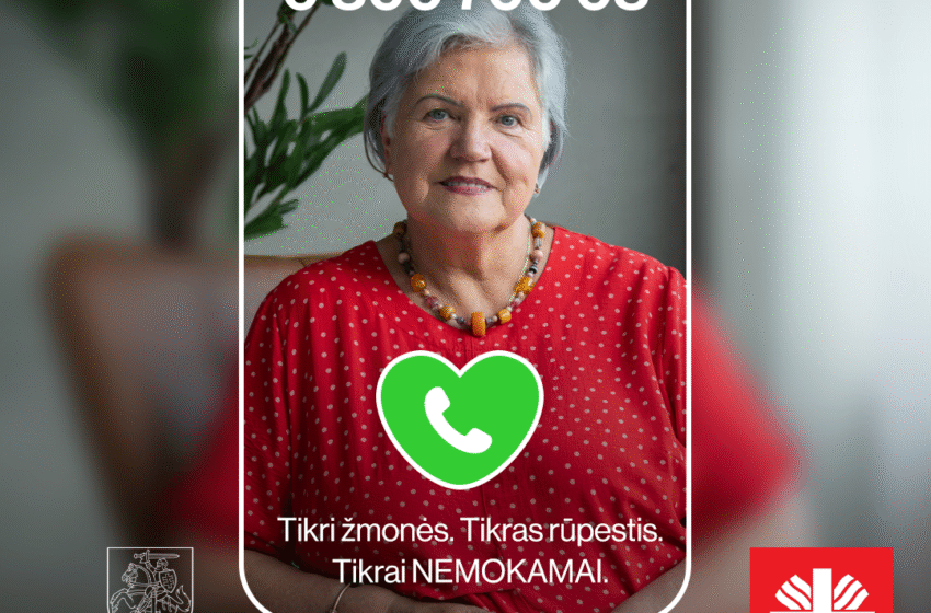  Startuoja „Caritas klauso“ – emocinės pagalbos linija vyresniems