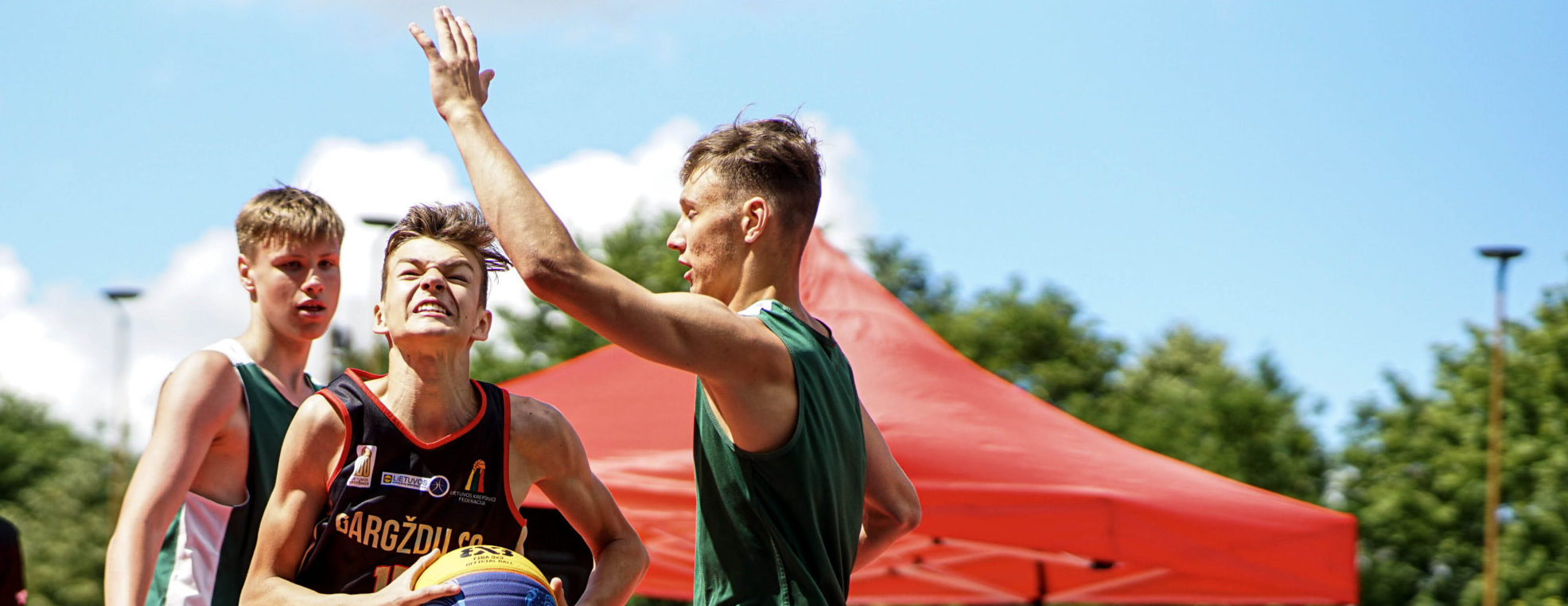 The first special 3×3 basketball court in Lithuania was opened in Gargždaii