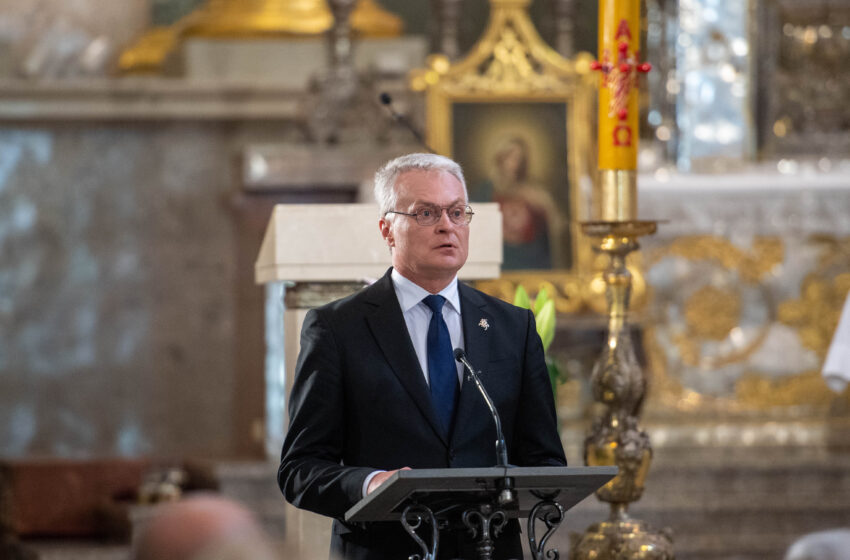  Prezidento kalba Vilniaus arkikatedroje bazilikoje po šv. Mišių už a. a. Almą Adamkienę