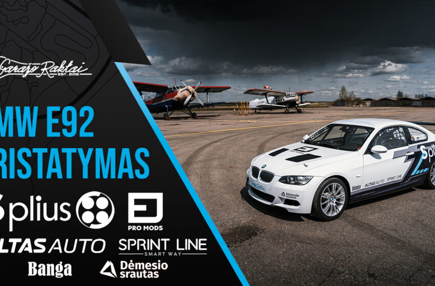  Pilnai paruošto Lietuvos žiedinių lenktynių čempionatui BMW E92 pristatymas