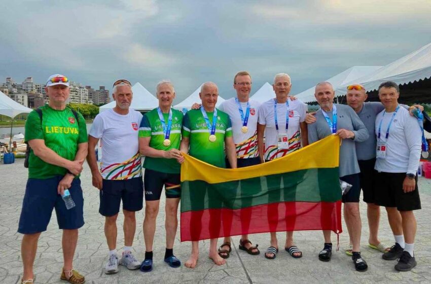  Buvęs Klaipėdos areštinės viršininkas su komanda žibėjo pasaulio meistrų žaidynėse Taipėjuje