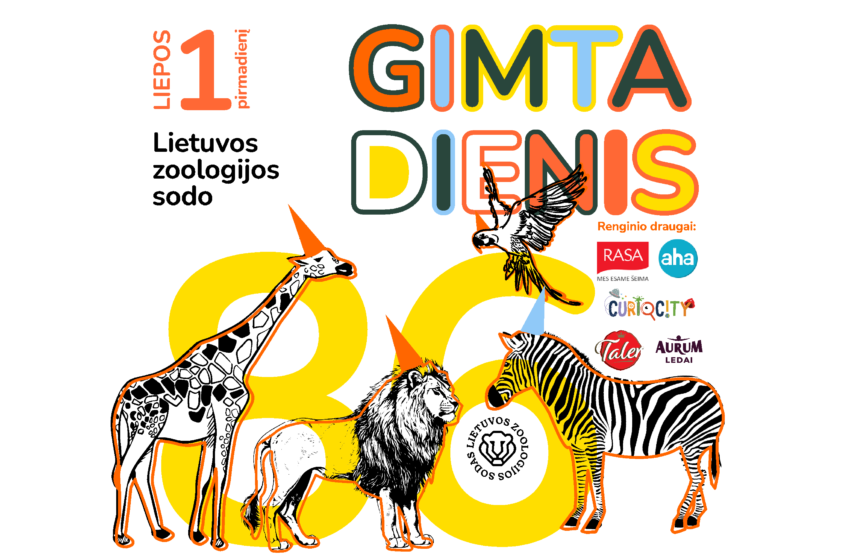 Lietuvos zoologijos sodas kviečia kartu švęsti 86 gimtadienį