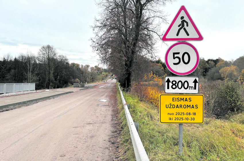  „Via Lietuva“: apylanka teks važiuoti iki 2026 m. vasario mėnesio