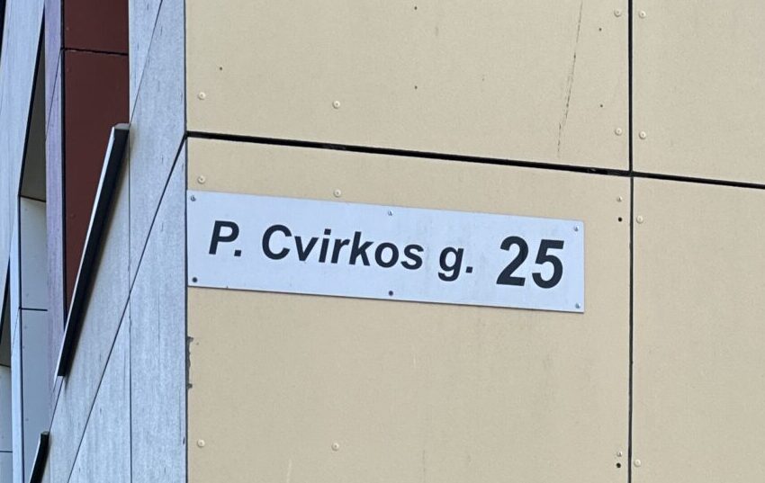  Gargždų mokykla tebeskelbia P. Cvirkos gatvę