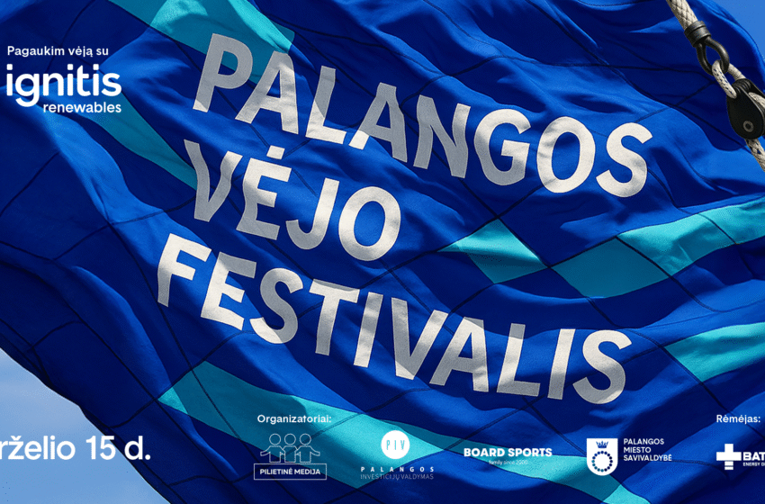  Birželio 15 d. – pirmasis „Palangos vėjo festivalis“