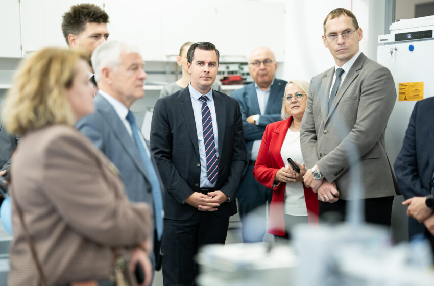  Klaipėdos universitetas Ekonomikos ir inovacijų ministerijos delegacijai pristatė mokslo ir inovacijų potencialą