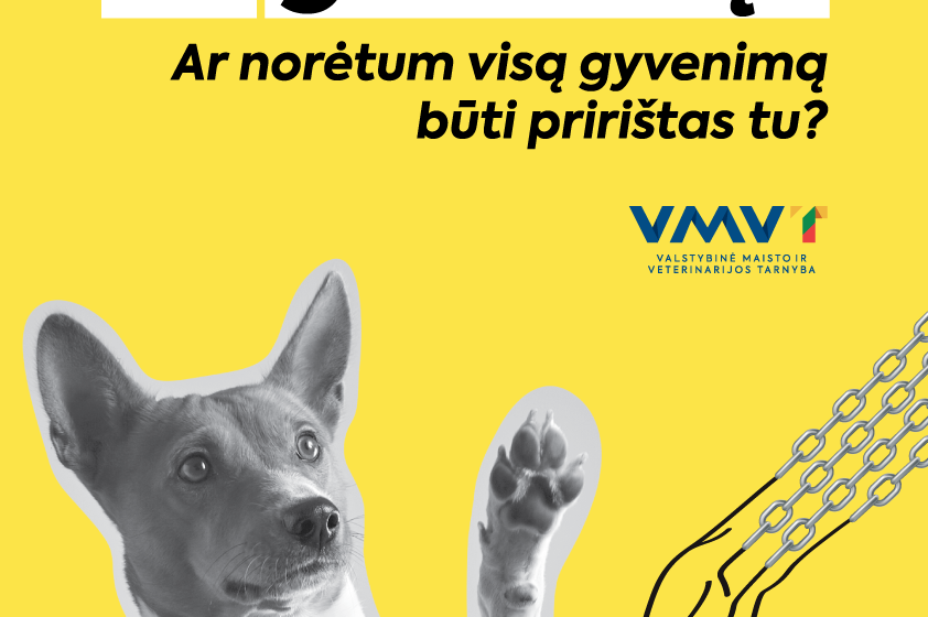  VMVT ragina atsisakyti grandine rišti gyvūnus