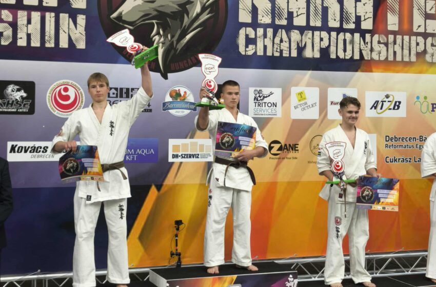  Karate mokyklos „Shodan“ auklėtinio Jono Stanevičiaus pergalės Europos karate čempionate Vengrijoje