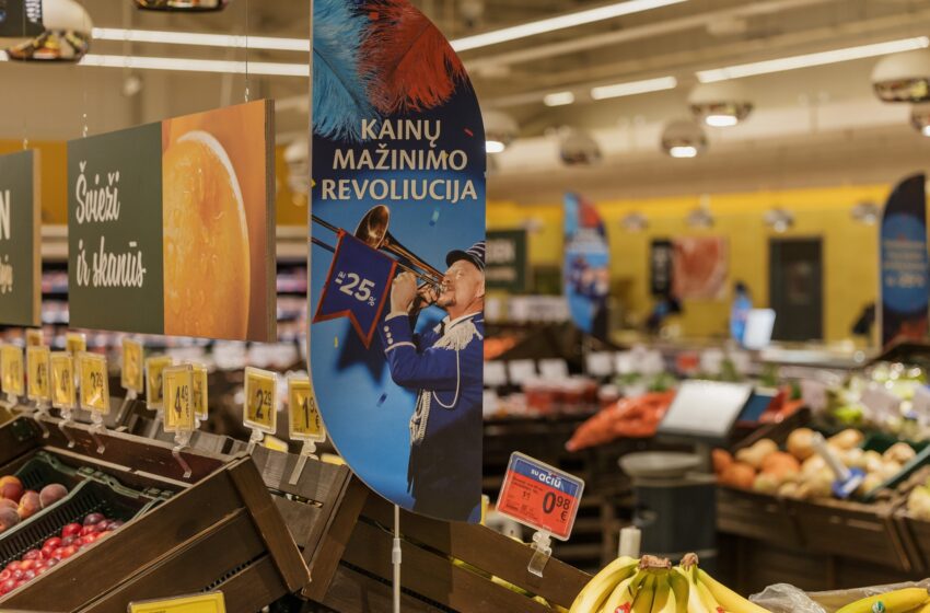  „Maxima“ sumažino 9 tūkst. maisto prekių įprastas kainas iki 25 proc.   