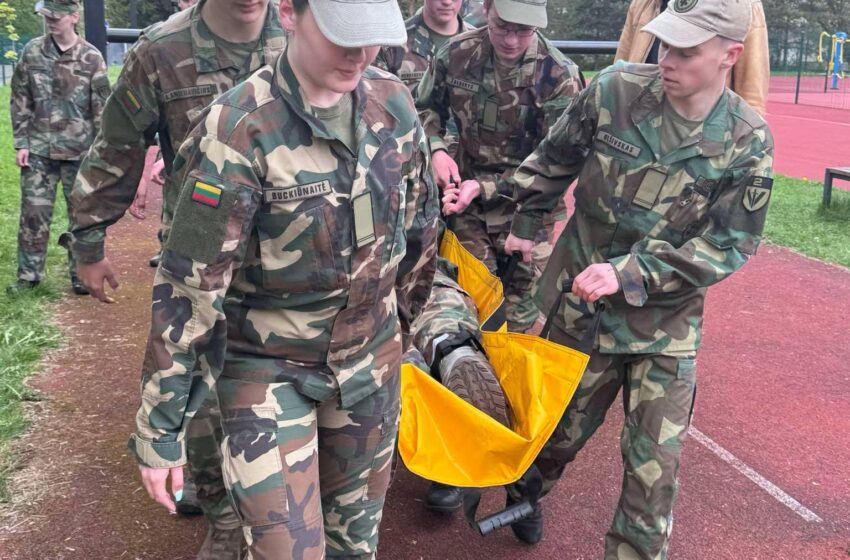  Per tūkstantį jaunųjų šaulių tobulino įgūdžius