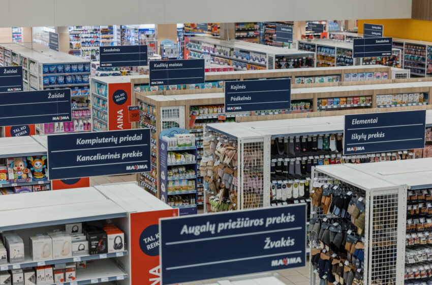  „Didžiųjų nuolaidų dienos“ – jau rytoj: visose „Maximose“ 50 proc. nuolaida ne maisto prekėms
