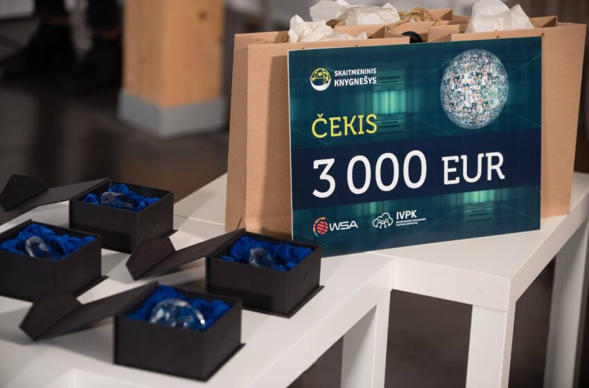  Startuoja skaitmeninių inovacijų konkursas „Skaitmeninis knygnešys 2025“ – Lietuvos nacionalinė atranka į prestižinius apdovanojimus „World Summit Awards“