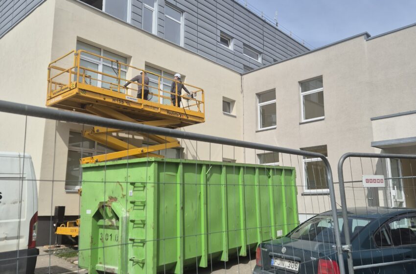  Sveikatos centre prasidėjo remonto darbai: paslaugų teikimas pacientams nenutrūks