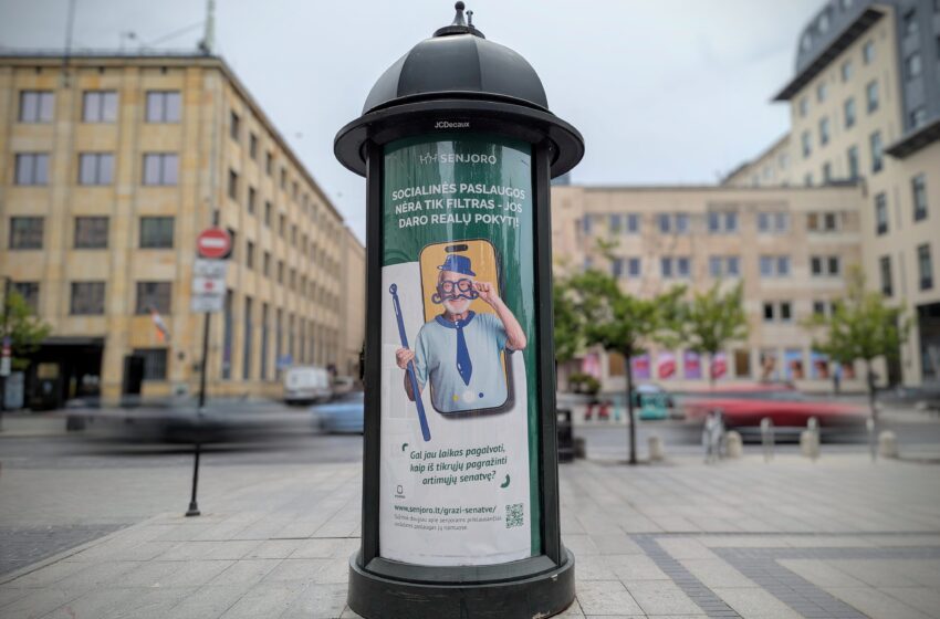  Socialinės paslaugos – daugiau nei tik filtras: socialinė kampanija sieks griauti mitus apie pagalbą senjorams