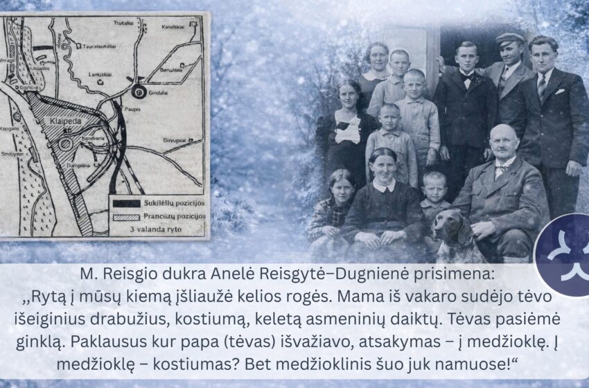  Doviliškiai intensyviai įsitraukė į Klaipėdos krašto prijungimo prie Lietuvos vyksmą
