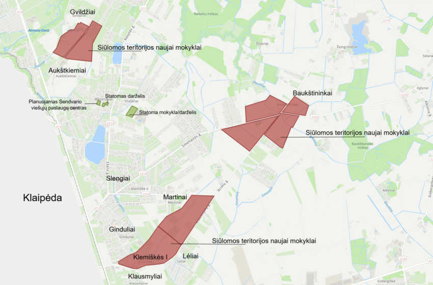  Kviečiame Sendvario seniūnijos gyventojus išreikšti nuomonę dėl vietos naujos mokyklos statybai
